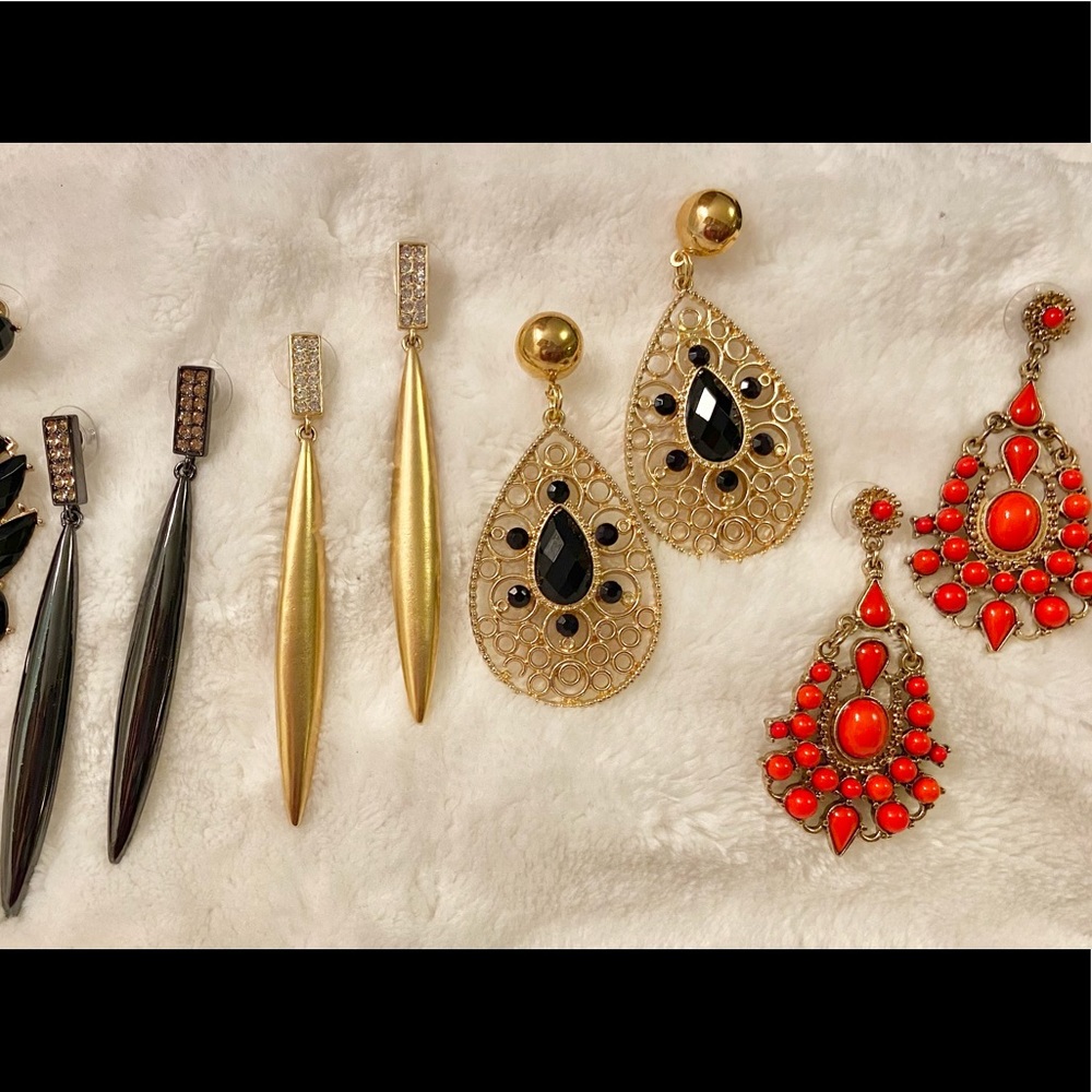 Fashion Earrings, 4Pair